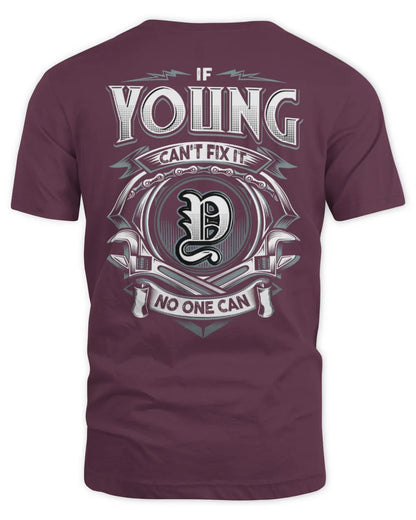 YOUNG AP81-K4-626 - Personalized Ahmed Quote Apparel “If Ahmed Can't Fix It, No One Can” - Unisex Standard T-Shirt - Maroon