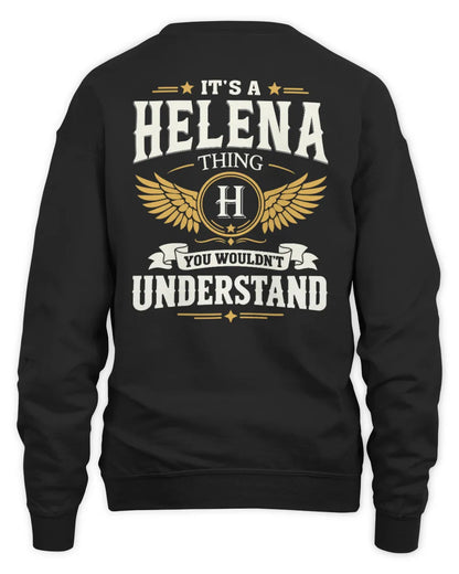 HELENA KT06-M008 It’s a [NAME] Thing – You Wouldn’t Understand | Personalized Vintage T-Shirt - Unisex Sweatshirt - Black