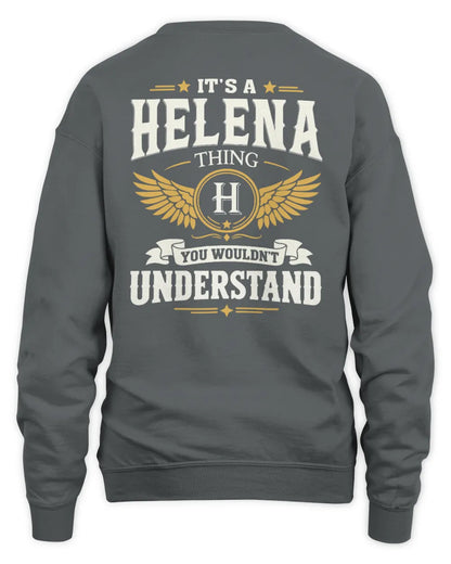 HELENA KT06-M008 It’s a [NAME] Thing – You Wouldn’t Understand | Personalized Vintage T-Shirt - Unisex Sweatshirt - Charcoal