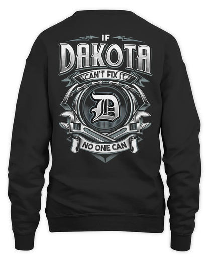 DAKOTA AP81-K4-626 - Personalized Ahmed Quote Apparel “If Ahmed Can't Fix It, No One Can” - Unisex Sweatshirt - Black