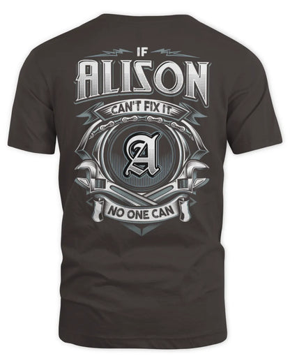 ALISON AP81-K4-626 - Personalized Ahmed Quote Apparel “If Ahmed Can't Fix It, No One Can” - Unisex Standard T-Shirt - Dark Chocolate