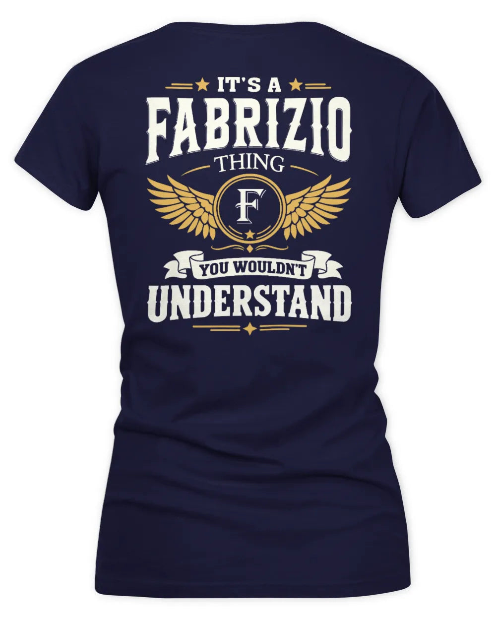 FABRIZIO KT06-M008 It’s a [NAME] Thing – You Wouldn’t Understand | Personalized Vintage T-Shirt - Women's V-Neck T-Shirt - Navy