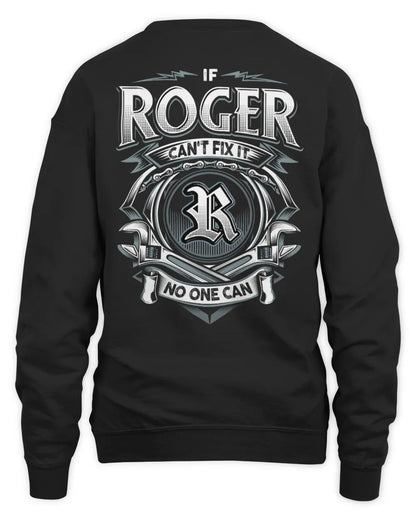 ROGER AP81-K4-626 - Personalized Ahmed Quote Apparel “If Ahmed Can't Fix It, No One Can” - Unisex Sweatshirt - Black