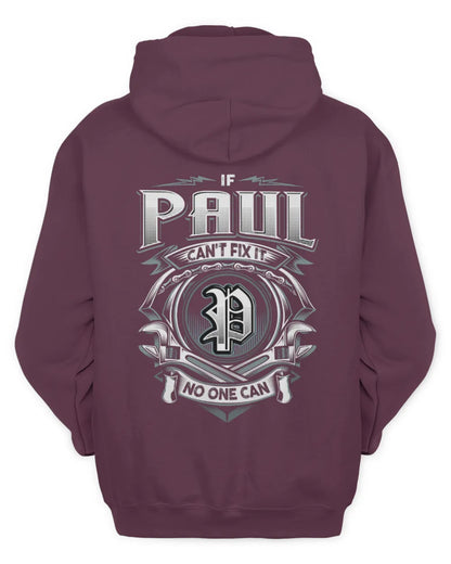 PAUL AP81-K4-626 - Personalized Ahmed Quote Apparel “If Ahmed Can't Fix It, No One Can” - Unisex Hoodie - Maroon