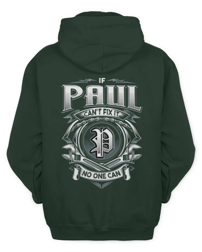 PAUL AP81-K4-626 - Personalized Ahmed Quote Apparel “If Ahmed Can't Fix It, No One Can” - Unisex Hoodie - Forest Green