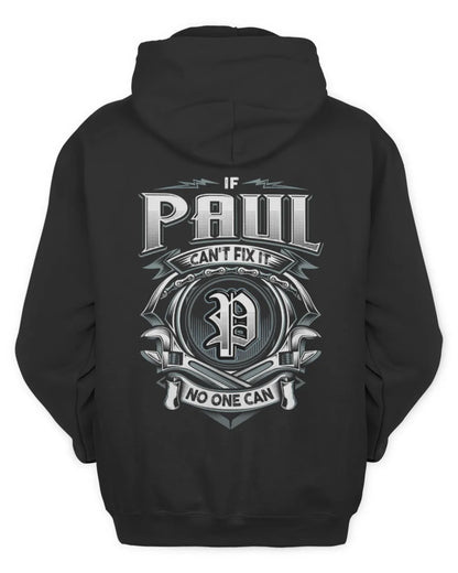 PAUL AP81-K4-626 - Personalized Ahmed Quote Apparel “If Ahmed Can't Fix It, No One Can” - Unisex Hoodie - Black