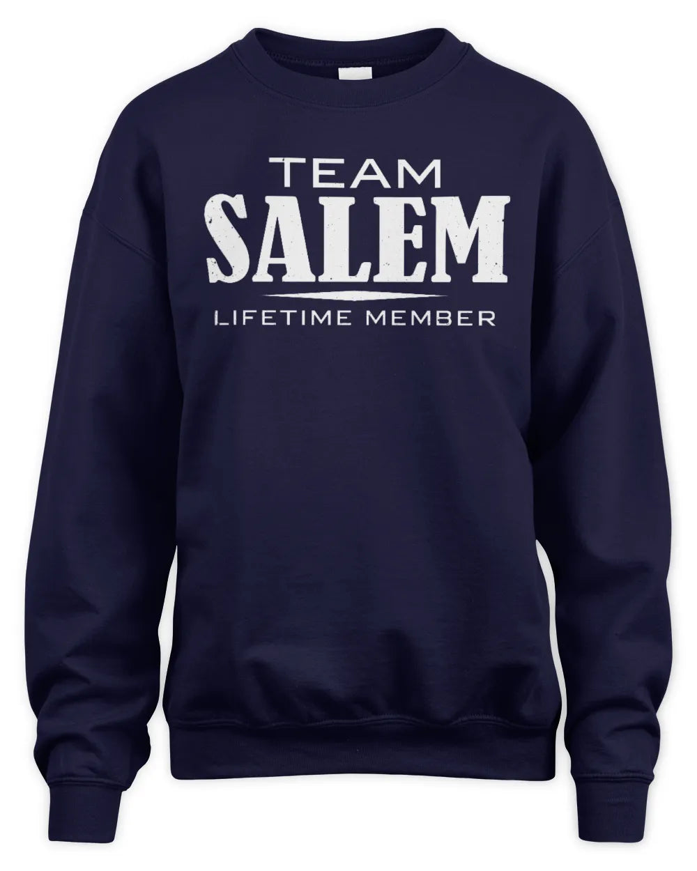 SALEM BL62-K4-128 - Personalized “Team NAME Lifetime Member” - Unisex Sweatshirt - Navy