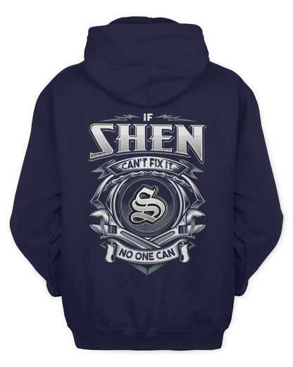 SHEN AP81-K4-626 - Personalized Ahmed Quote Apparel “If Ahmed Can't Fix It, No One Can” - Unisex Hoodie - Navy