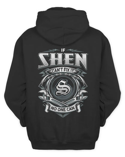 SHEN AP81-K4-626 - Personalized Ahmed Quote Apparel “If Ahmed Can't Fix It, No One Can” - Unisex Hoodie - Black