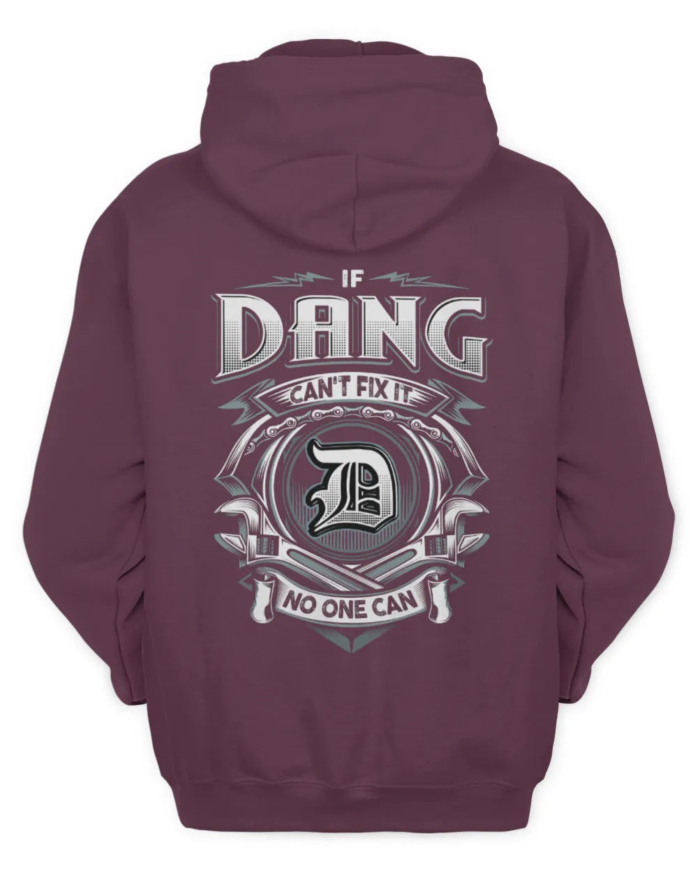 DANG AP81-K4-626 - Personalized Ahmed Quote Apparel “If Ahmed Can't Fix It, No One Can” - Unisex Hoodie - Maroon