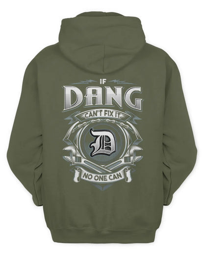 DANG AP81-K4-626 - Personalized Ahmed Quote Apparel “If Ahmed Can't Fix It, No One Can” - Unisex Hoodie - Military Green