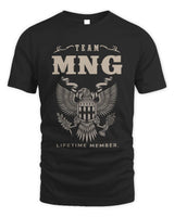 MNG TP06-K82 – Personalized Classic Style Apparel “Team NAME Lifetime Member” - Unisex Standard T-Shirt - Black
