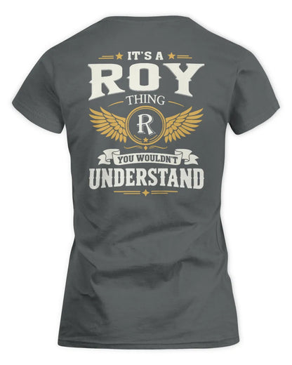 ROY KT06-M008 It’s a [NAME] Thing – You Wouldn’t Understand | Personalized Vintage T-Shirt - Women's Standard T-Shirt - Charcoal