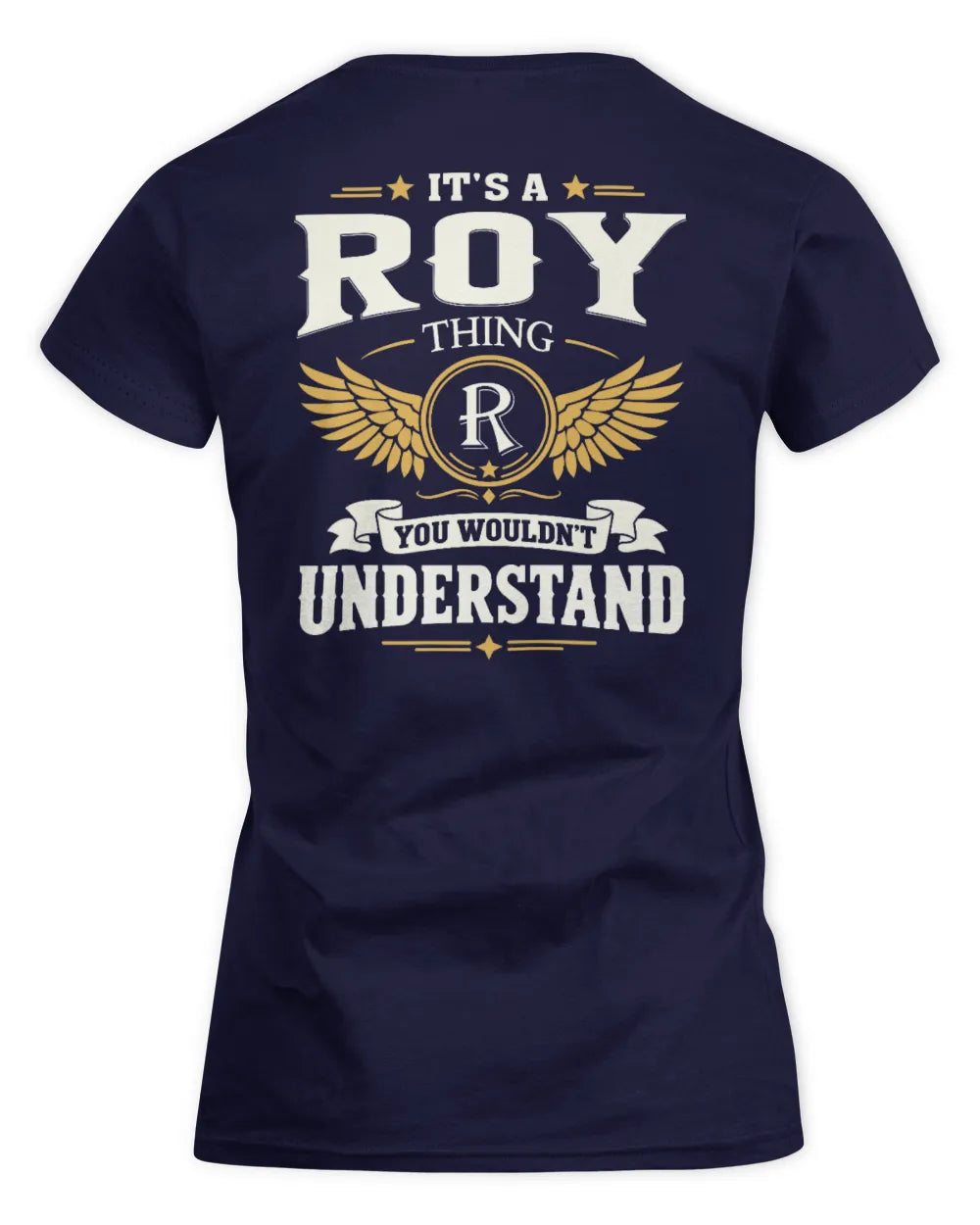 ROY KT06-M008 It’s a [NAME] Thing – You Wouldn’t Understand | Personalized Vintage T-Shirt - Women's Standard T-Shirt - Navy