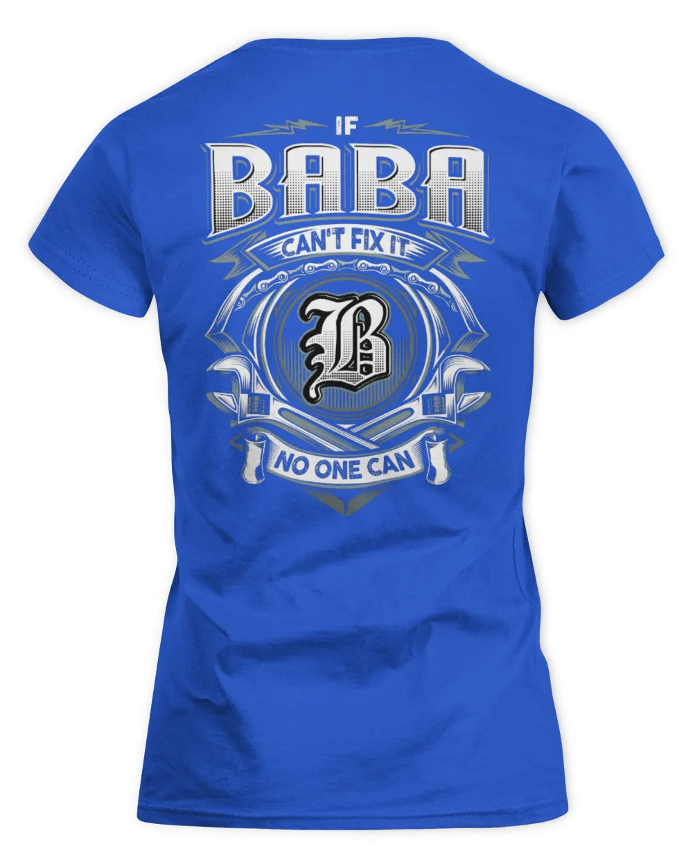 BABA AP81-K4-626 - Personalized Ahmed Quote Apparel “If Ahmed Can't Fix It, No One Can” - Women's Standard T-Shirt - Royal