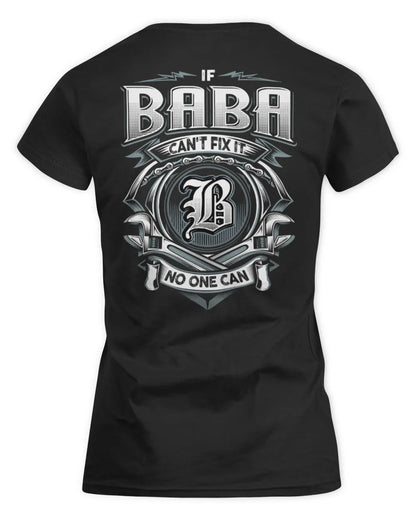 BABA AP81-K4-626 - Personalized Ahmed Quote Apparel “If Ahmed Can't Fix It, No One Can” - Women's Standard T-Shirt - Black