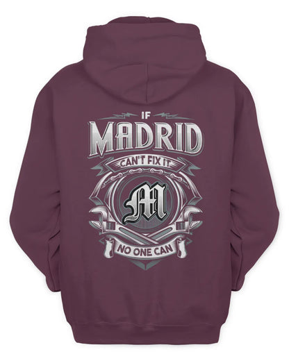 MADRID AP81-K4-626 - Personalized Ahmed Quote Apparel “If Ahmed Can't Fix It, No One Can” - Unisex Hoodie - Maroon