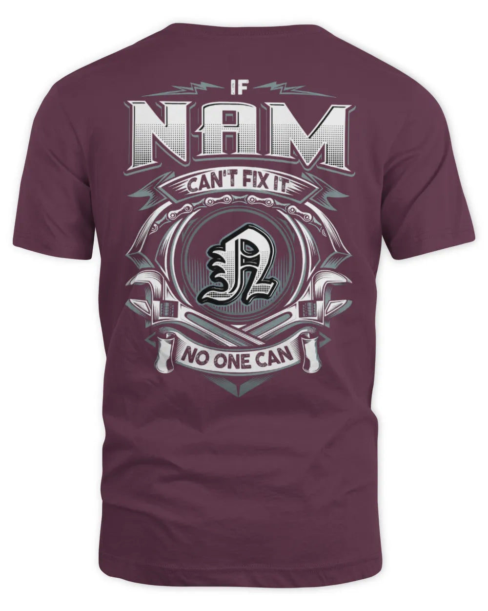 NAM AP81-K4-626 - Personalized Ahmed Quote Apparel “If Ahmed Can't Fix It, No One Can” - Unisex Standard T-Shirt - Maroon