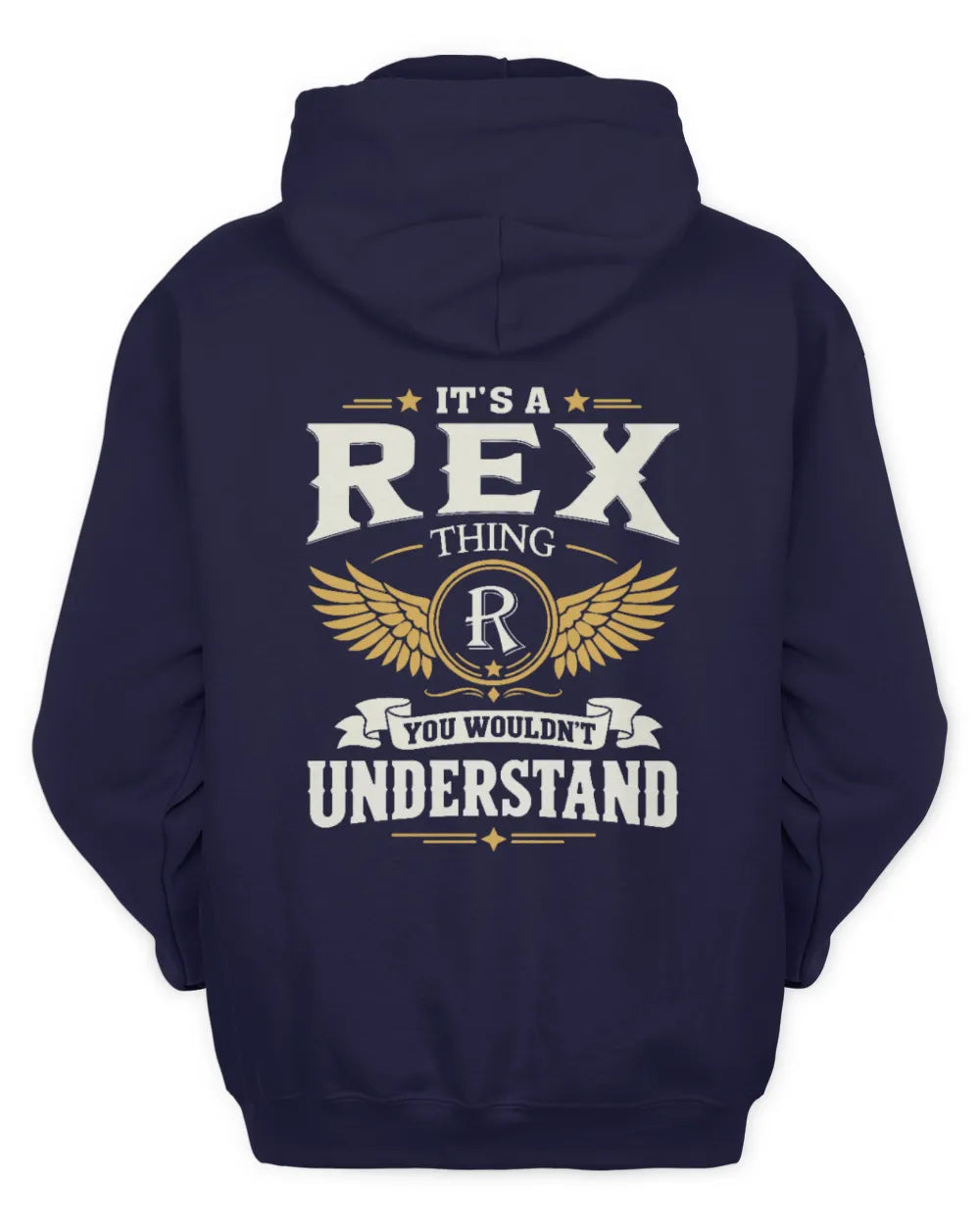 REX KT06-M008 It’s a [NAME] Thing – You Wouldn’t Understand | Personalized Vintage T-Shirt - Unisex Hoodie - Navy
