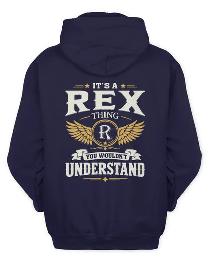 REX KT06-M008 It’s a [NAME] Thing – You Wouldn’t Understand | Personalized Vintage T-Shirt - Unisex Hoodie - Navy