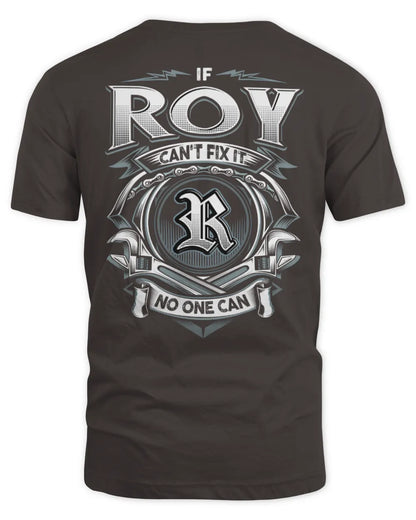 ROY AP81-K4-626 - Personalized Ahmed Quote Apparel “If Ahmed Can't Fix It, No One Can” - Unisex Standard T-Shirt - Dark Chocolate