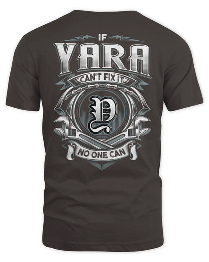 YARA AP81-K4-626 - Personalized Ahmed Quote Apparel “If Ahmed Can't Fix It, No One Can” - Unisex Standard T-Shirt - Dark Chocolate