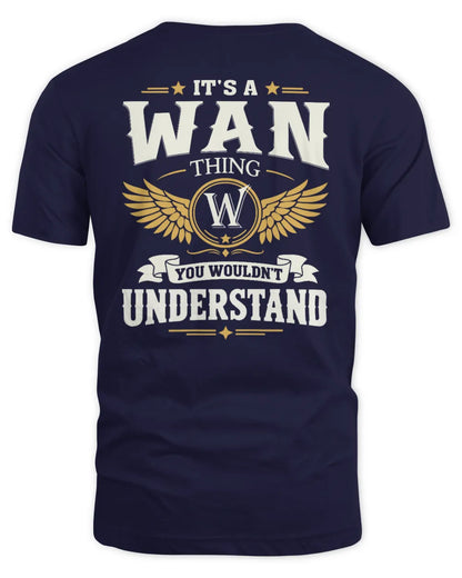WAN KT06-M008 It’s a [NAME] Thing – You Wouldn’t Understand | Personalized Vintage T-Shirt - Unisex Standard T-Shirt - Navy