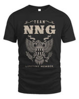 NNG TP06-K82 – Personalized Classic Style Apparel “Team NAME Lifetime Member” - Unisex Standard T-Shirt - Black