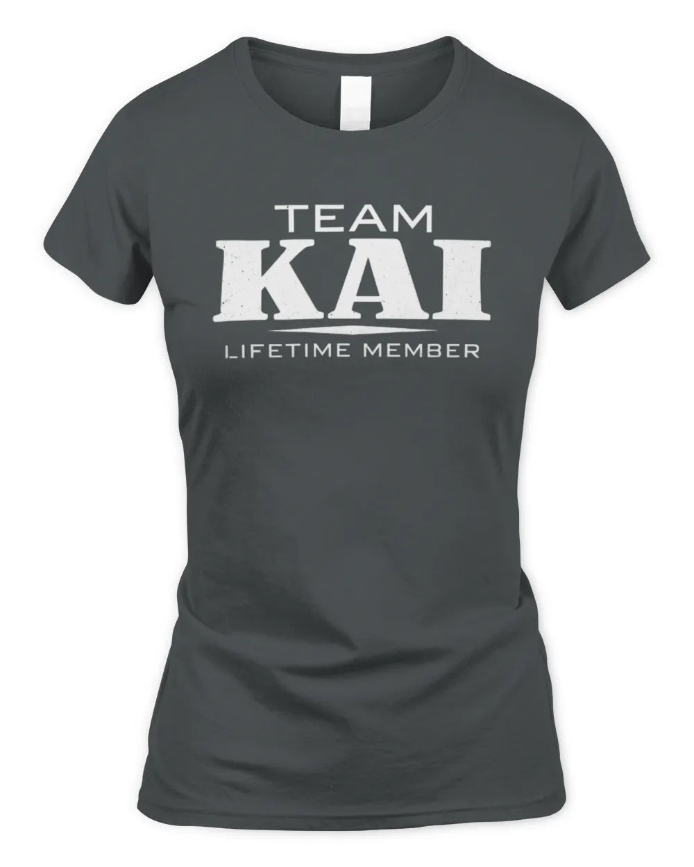 KAI BL62-K4-128 - Personalized “Team NAME Lifetime Member” - Women's Standard T-Shirt - Charcoal