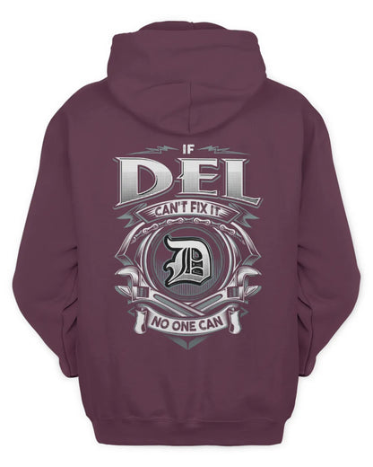 DEL AP81-K4-626 - Personalized Ahmed Quote Apparel “If Ahmed Can't Fix It, No One Can” - Unisex Hoodie - Maroon