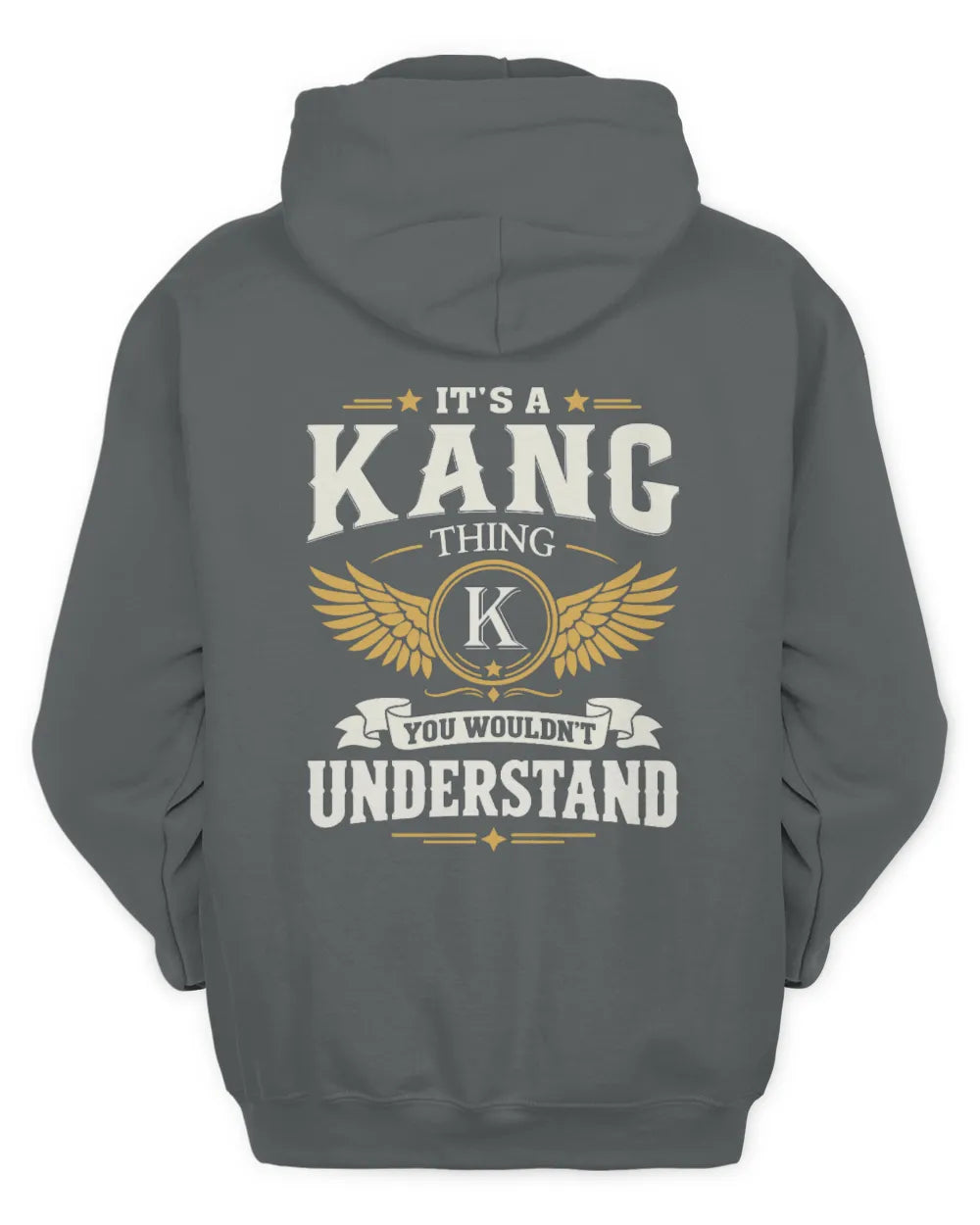 KANG KT06-M008 It’s a [NAME] Thing – You Wouldn’t Understand | Personalized Vintage T-Shirt - Unisex Hoodie - Charcoal