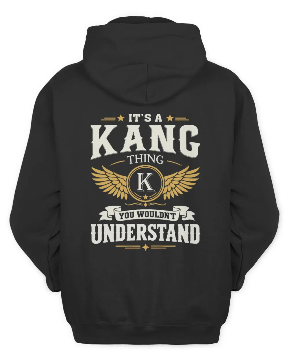 KANG KT06-M008 It’s a [NAME] Thing – You Wouldn’t Understand | Personalized Vintage T-Shirt - Unisex Hoodie - Black