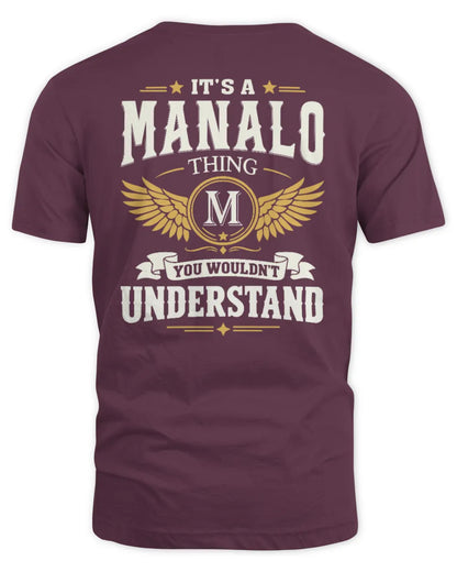 MANALO KT06-M008 It’s a [NAME] Thing – You Wouldn’t Understand | Personalized Vintage T-Shirt - Unisex Standard T-Shirt - Maroon