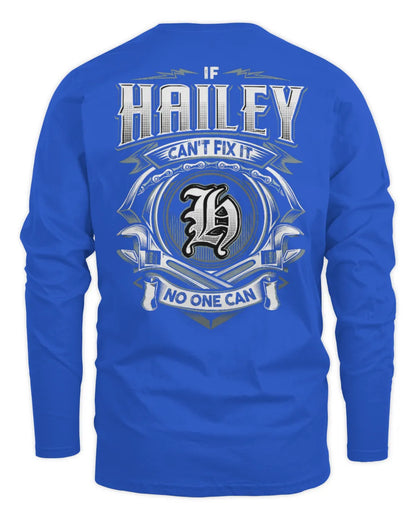 HAILEY AP81-K4-626 - Personalized Ahmed Quote Apparel “If Ahmed Can't Fix It, No One Can” - Men's Long Sleeved T-Shirt - Royal