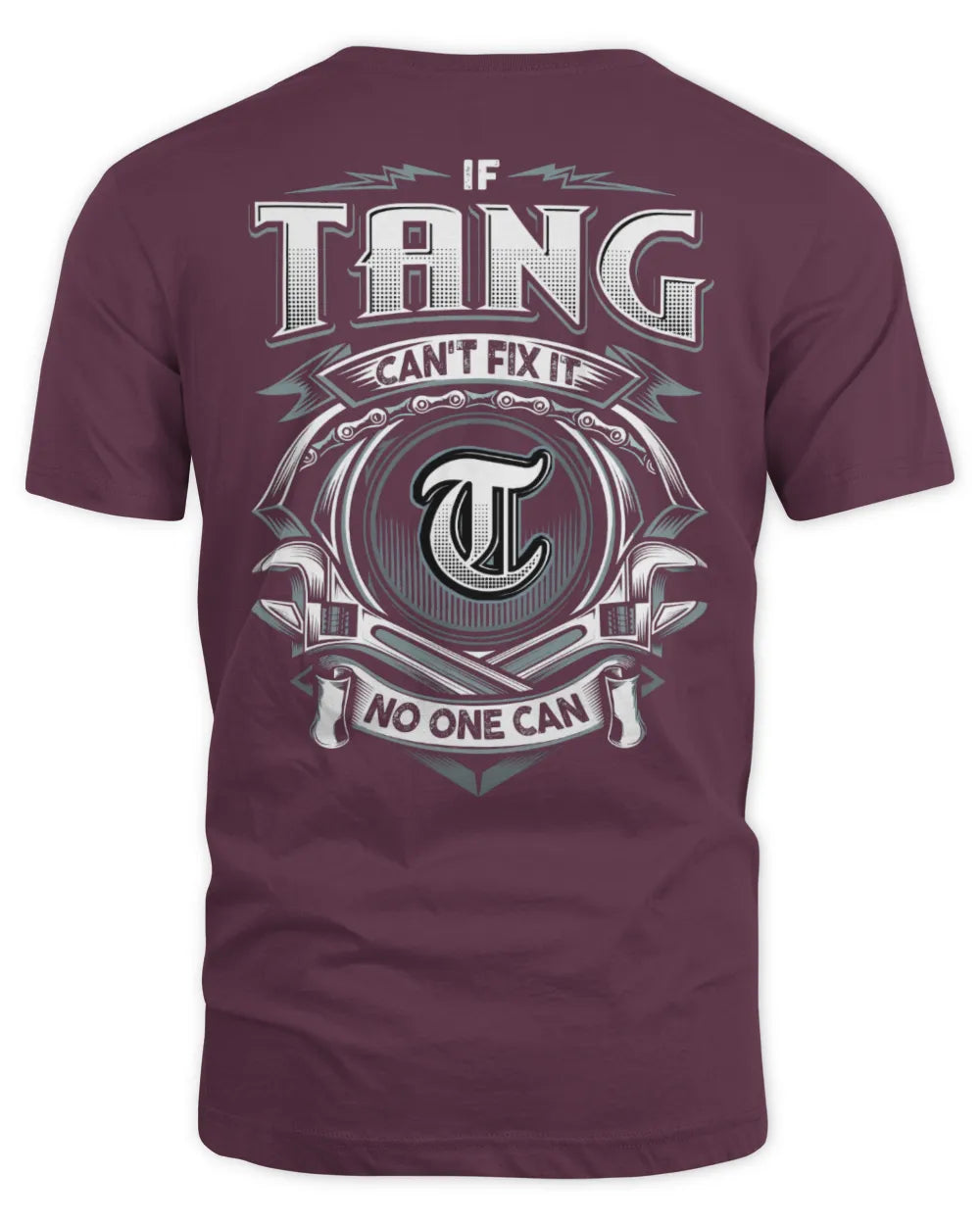 TANG AP81-K4-626 - Personalized Ahmed Quote Apparel “If Ahmed Can't Fix It, No One Can” - Unisex Standard T-Shirt - Maroon