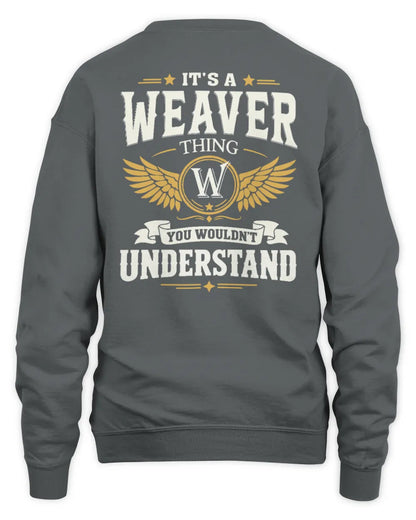 WEAVER KT06-M008 It’s a [NAME] Thing – You Wouldn’t Understand | Personalized Vintage T-Shirt - Unisex Sweatshirt - Charcoal