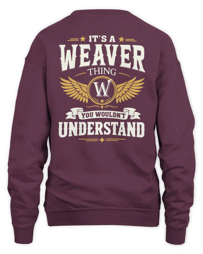 WEAVER KT06-M008 It’s a [NAME] Thing – You Wouldn’t Understand | Personalized Vintage T-Shirt - Unisex Sweatshirt - Maroon