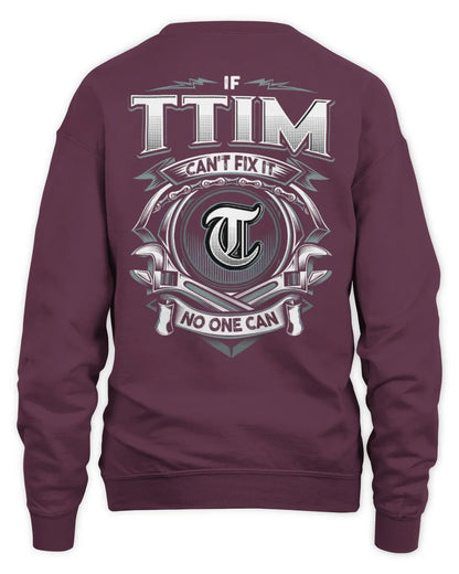 TTIM AP81-K4-626 - Personalized Ahmed Quote Apparel “If Ahmed Can't Fix It, No One Can” - Unisex Sweatshirt - Maroon