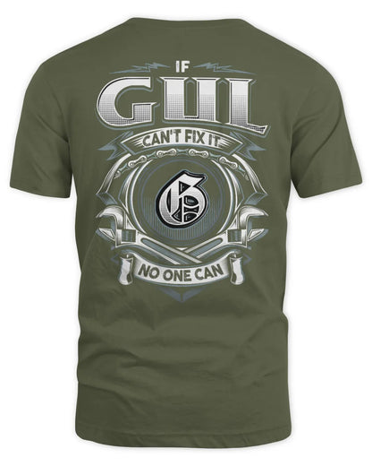 GUL AP81-K4-626 - Personalized Ahmed Quote Apparel “If Ahmed Can't Fix It, No One Can” - Unisex Standard T-Shirt - Military Green