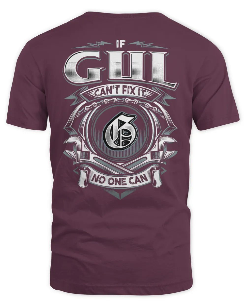 GUL AP81-K4-626 - Personalized Ahmed Quote Apparel “If Ahmed Can't Fix It, No One Can” - Unisex Standard T-Shirt - Maroon