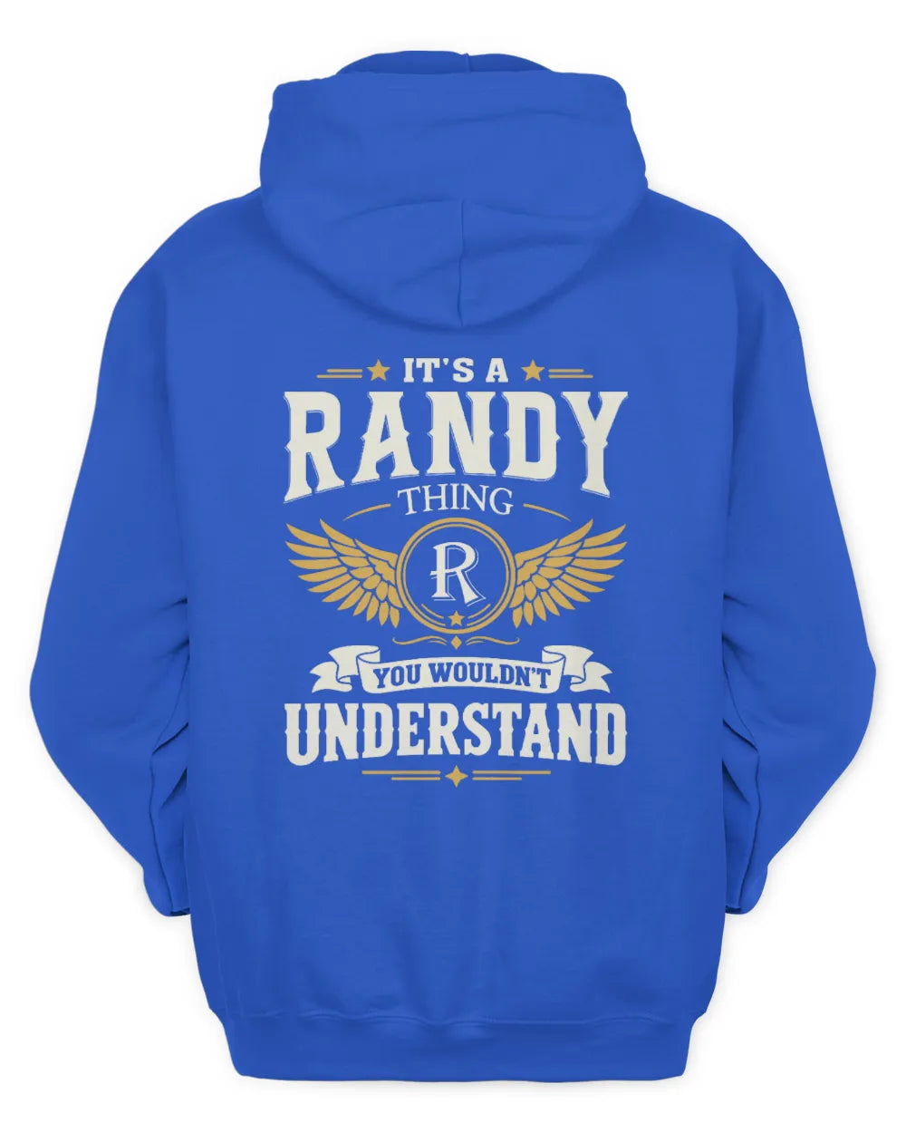RANDY KT06-M008 It’s a [NAME] Thing – You Wouldn’t Understand | Personalized Vintage T-Shirt - Unisex Hoodie - Royal