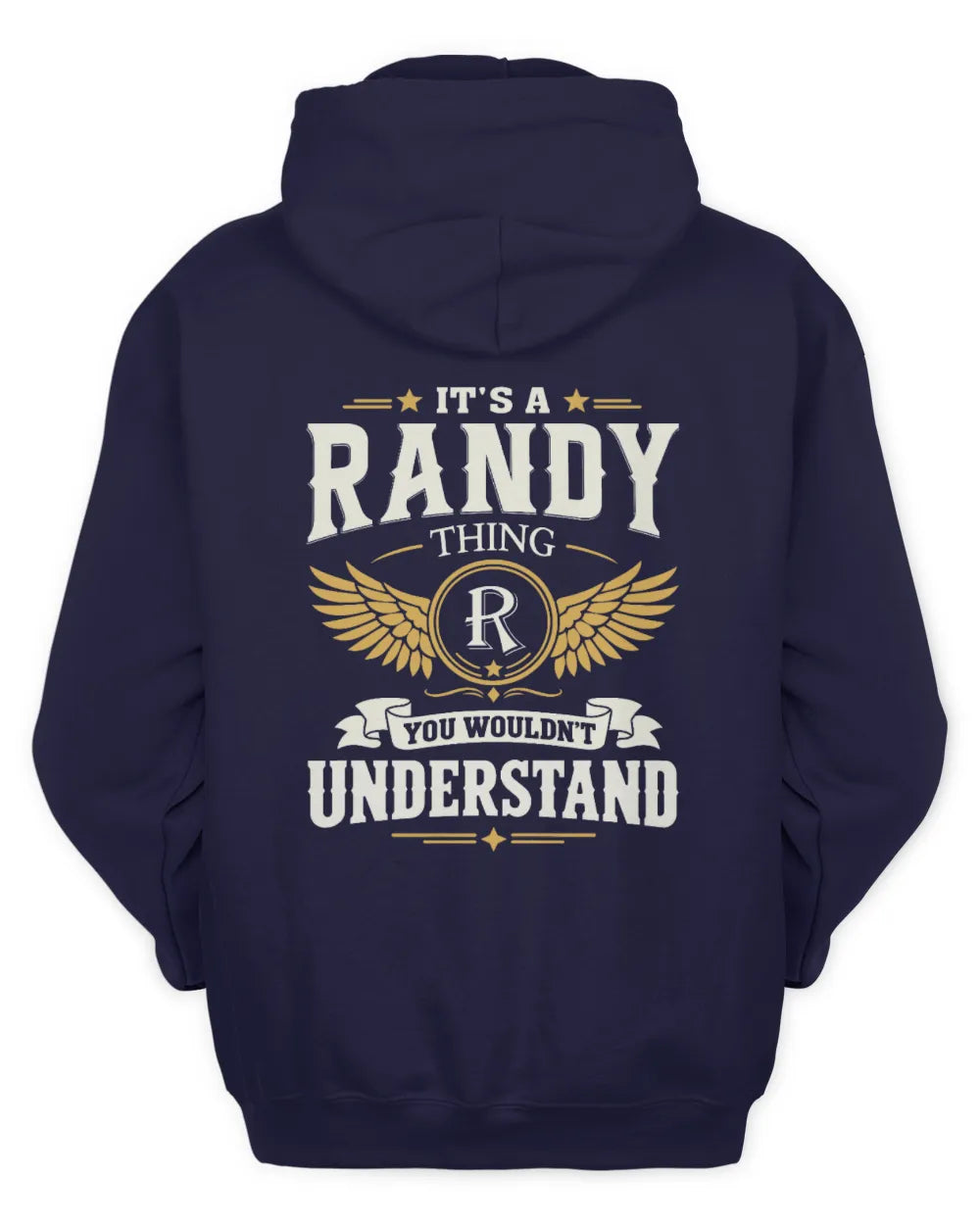 RANDY KT06-M008 It’s a [NAME] Thing – You Wouldn’t Understand | Personalized Vintage T-Shirt - Unisex Hoodie - Navy