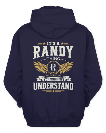 RANDY KT06-M008 It’s a [NAME] Thing – You Wouldn’t Understand | Personalized Vintage T-Shirt - Unisex Hoodie - Navy