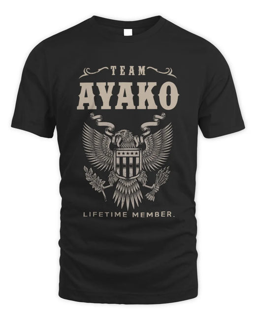 AYAKO TP06-K82 – Personalized Classic Style Apparel “Team NAME Lifetime Member”