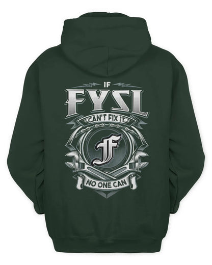 FYSL AP81-K4-626 - Personalized Ahmed Quote Apparel “If Ahmed Can't Fix It, No One Can” - Unisex Hoodie - Forest Green