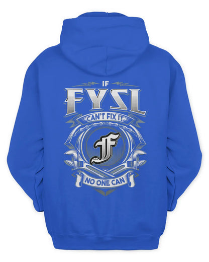 FYSL AP81-K4-626 - Personalized Ahmed Quote Apparel “If Ahmed Can't Fix It, No One Can” - Unisex Hoodie - Royal