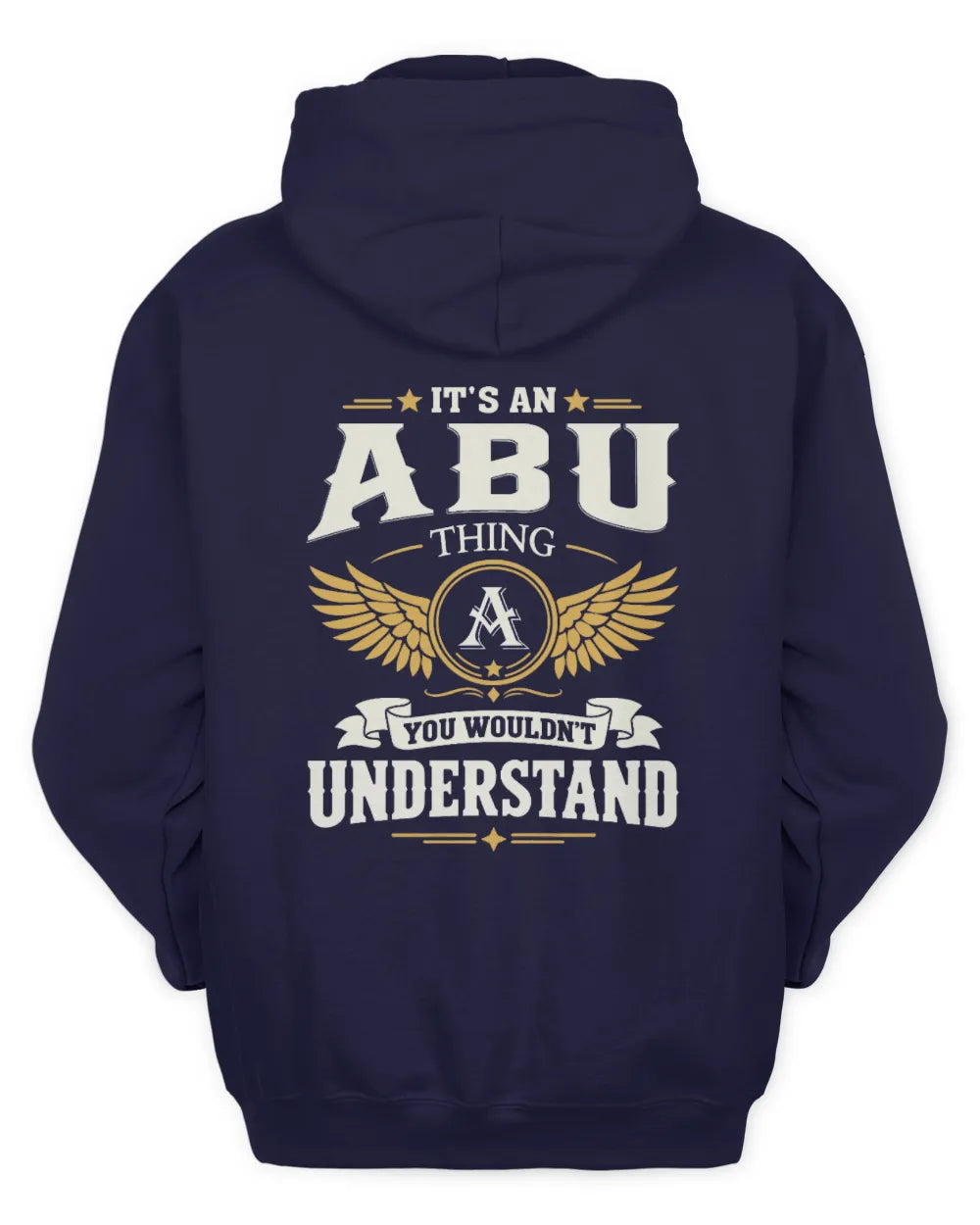ABU KT06-M008 It’s a [NAME] Thing – You Wouldn’t Understand | Personalized Vintage T-Shirt - Unisex Hoodie - Navy
