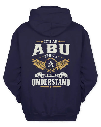 ABU KT06-M008 It’s a [NAME] Thing – You Wouldn’t Understand | Personalized Vintage T-Shirt - Unisex Hoodie - Navy