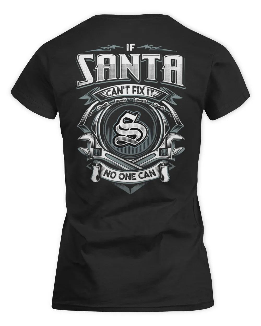 SANTA AP81-K4-626 - Personalized Ahmed Quote Apparel “If Ahmed Can't Fix It, No One Can” - Women's Standard T-Shirt - Black