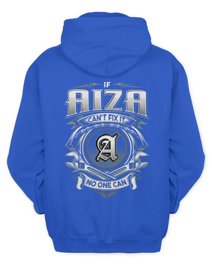 AIZA AP81-K4-626 - Personalized Ahmed Quote Apparel “If Ahmed Can't Fix It, No One Can” - Unisex Hoodie - Royal